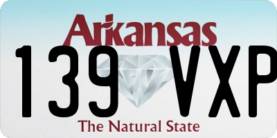 AR license plate 139VXP