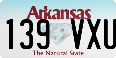 AR license plate 139VXU