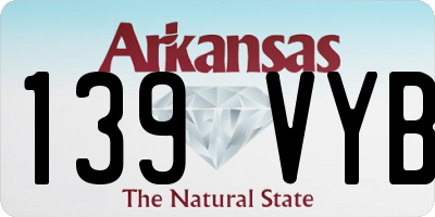 AR license plate 139VYB