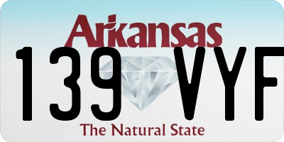 AR license plate 139VYF