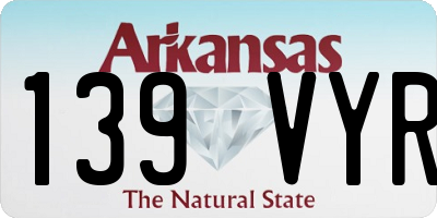 AR license plate 139VYR