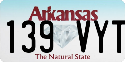 AR license plate 139VYT