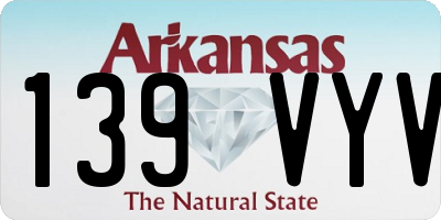AR license plate 139VYV