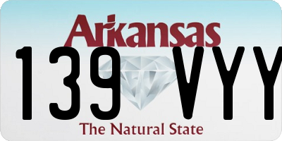 AR license plate 139VYY
