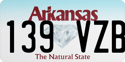 AR license plate 139VZB