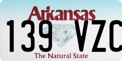 AR license plate 139VZC