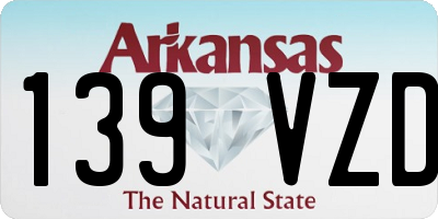 AR license plate 139VZD