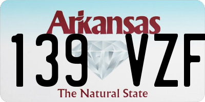 AR license plate 139VZF