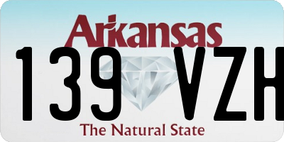 AR license plate 139VZH
