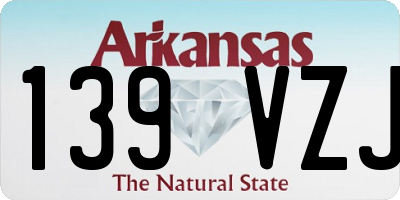 AR license plate 139VZJ