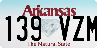 AR license plate 139VZM
