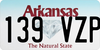 AR license plate 139VZP