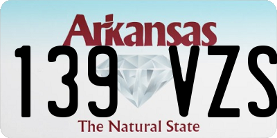 AR license plate 139VZS