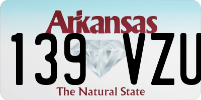 AR license plate 139VZU