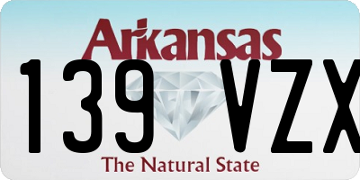 AR license plate 139VZX