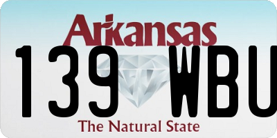 AR license plate 139WBU