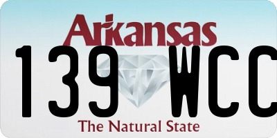 AR license plate 139WCC