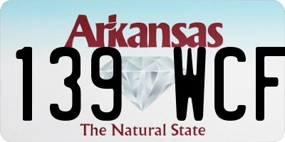 AR license plate 139WCF