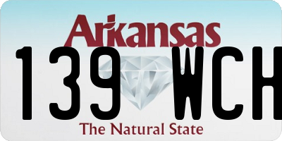 AR license plate 139WCH
