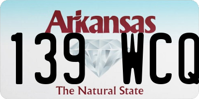 AR license plate 139WCQ