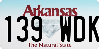 AR license plate 139WDK