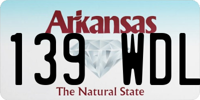 AR license plate 139WDL