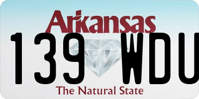 AR license plate 139WDU
