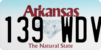 AR license plate 139WDV