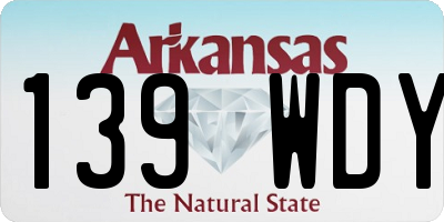 AR license plate 139WDY