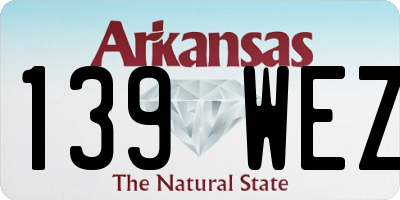 AR license plate 139WEZ