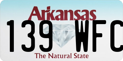 AR license plate 139WFC