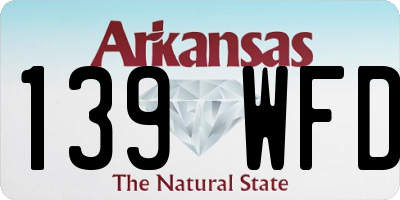 AR license plate 139WFD