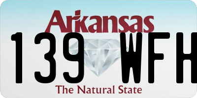 AR license plate 139WFH