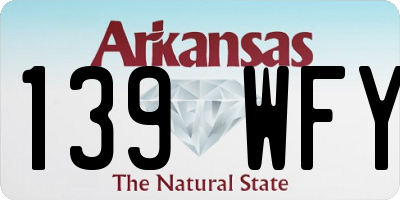 AR license plate 139WFY