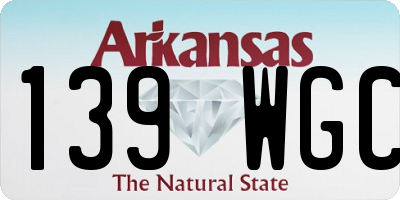AR license plate 139WGC