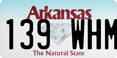 AR license plate 139WHM