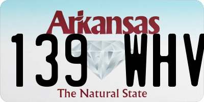 AR license plate 139WHV