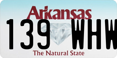 AR license plate 139WHW