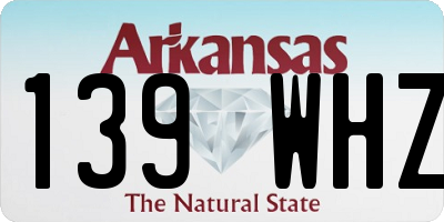 AR license plate 139WHZ