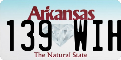 AR license plate 139WIH