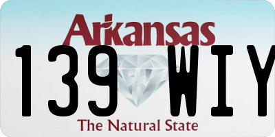 AR license plate 139WIY