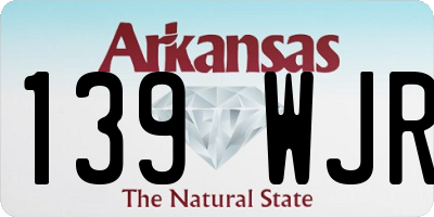 AR license plate 139WJR