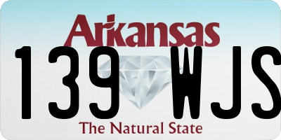 AR license plate 139WJS