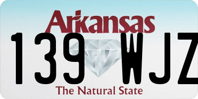 AR license plate 139WJZ