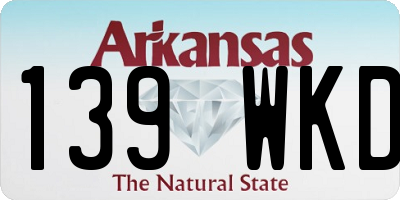 AR license plate 139WKD