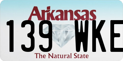 AR license plate 139WKE