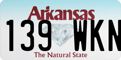 AR license plate 139WKN