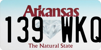 AR license plate 139WKQ