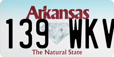 AR license plate 139WKV