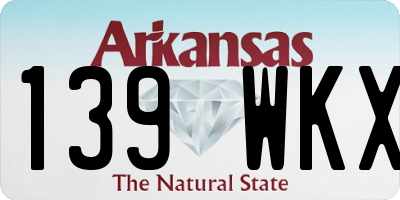 AR license plate 139WKX